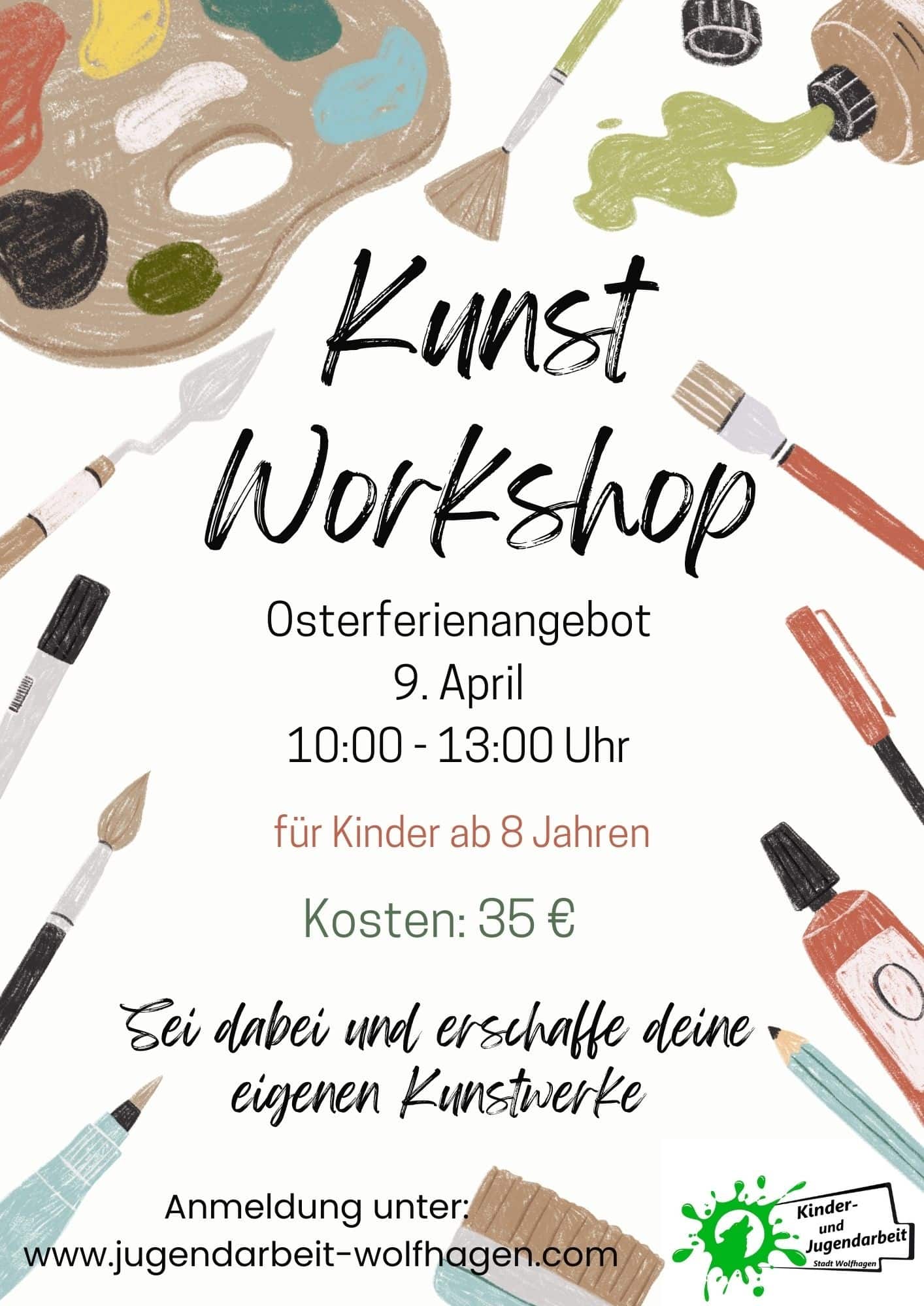 Osterferien Kunstworkshop