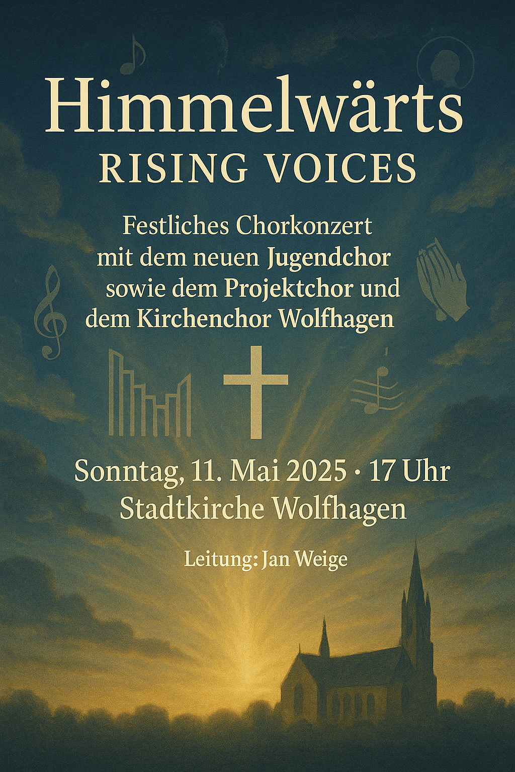 Konzertplakat Himmelwärts