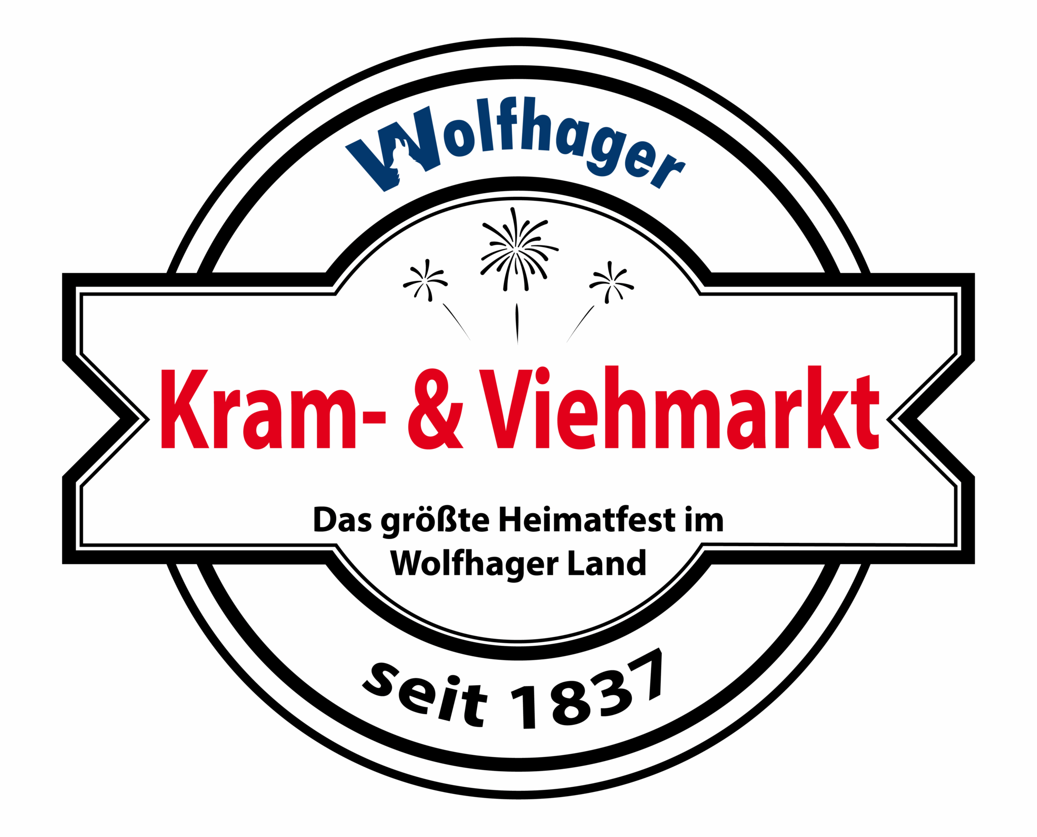 Viehmarkt Banner Stempel simpel