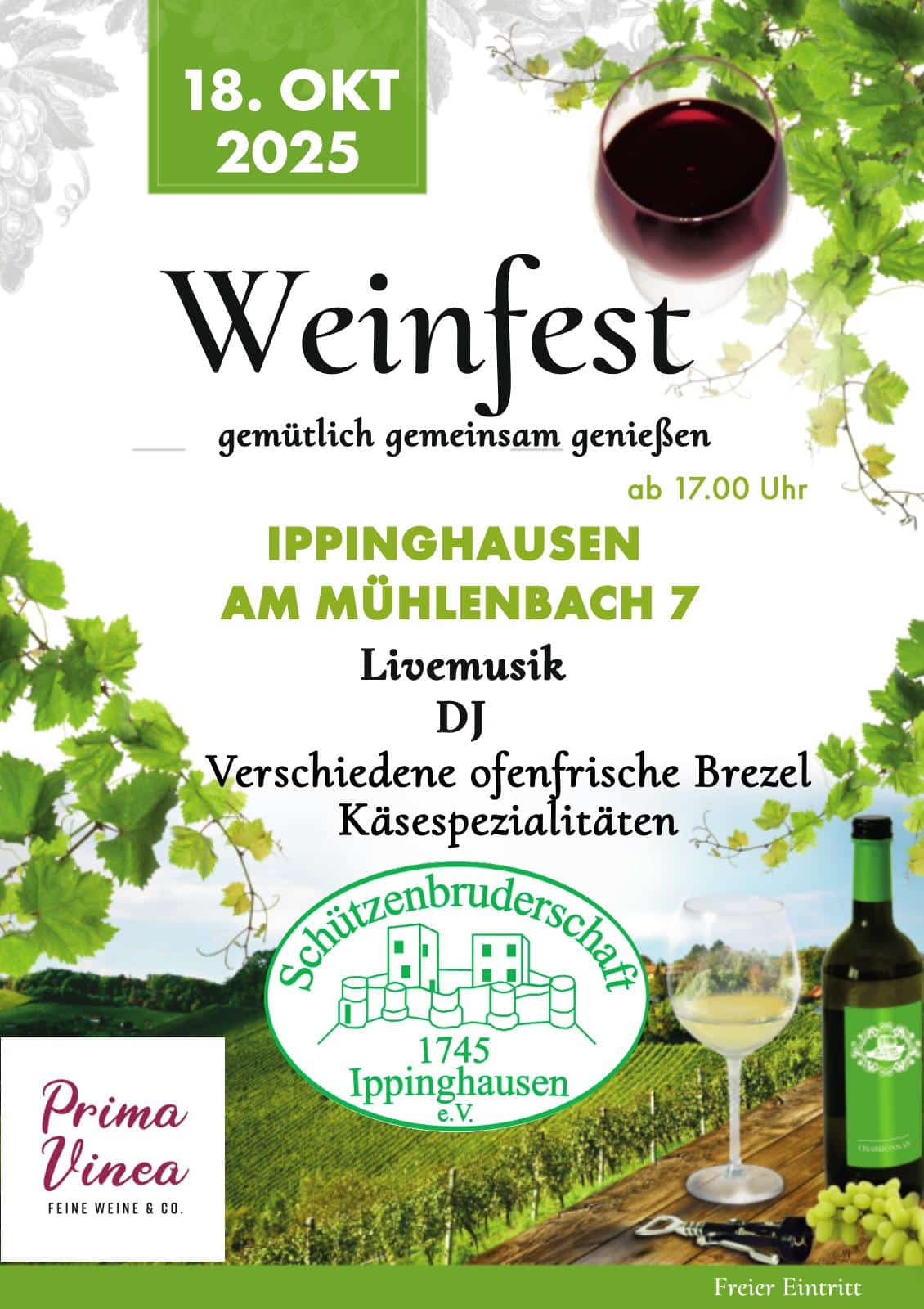 Plakat Weinfest 2025
