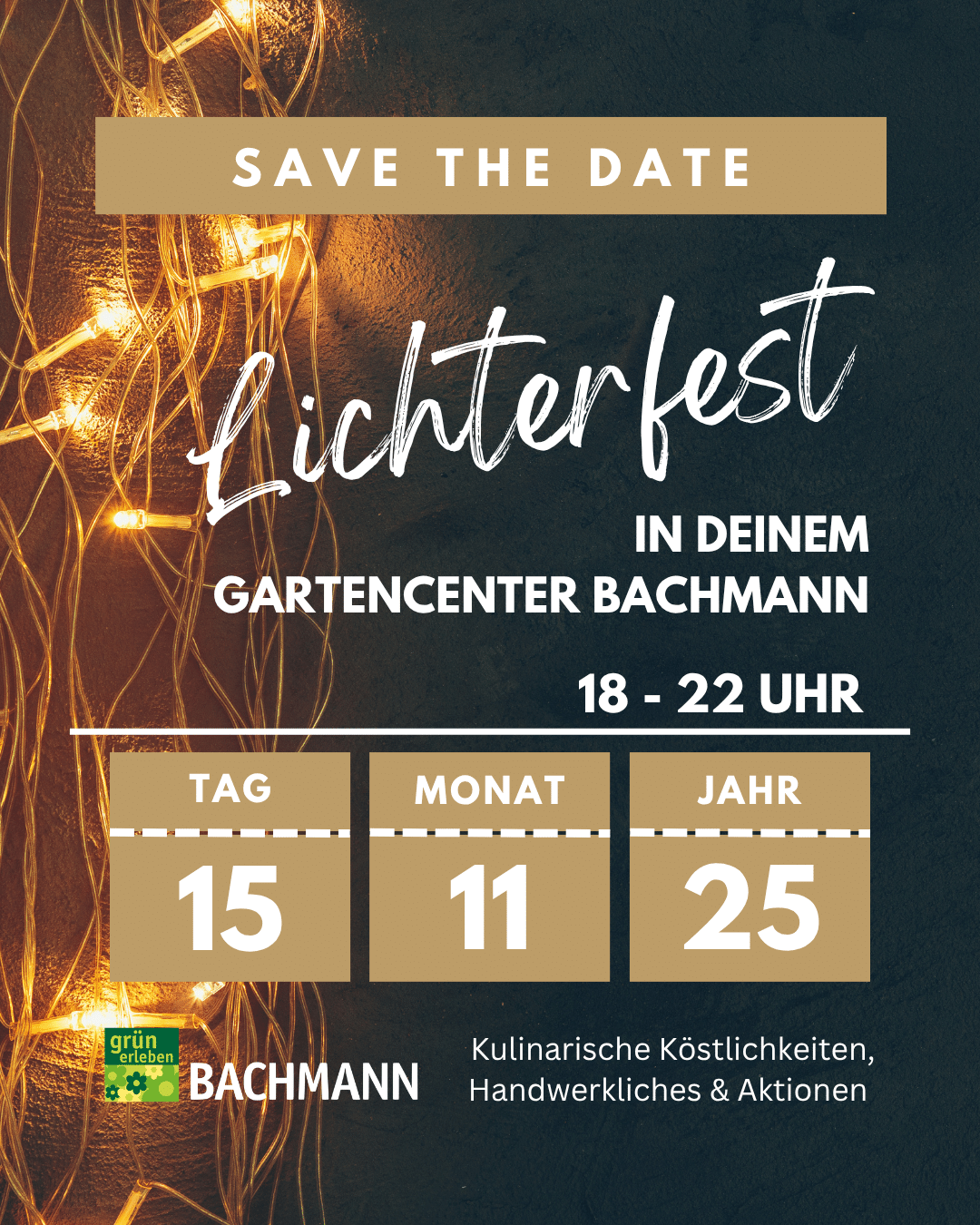 Lichterfest Gartencenter Bachmann