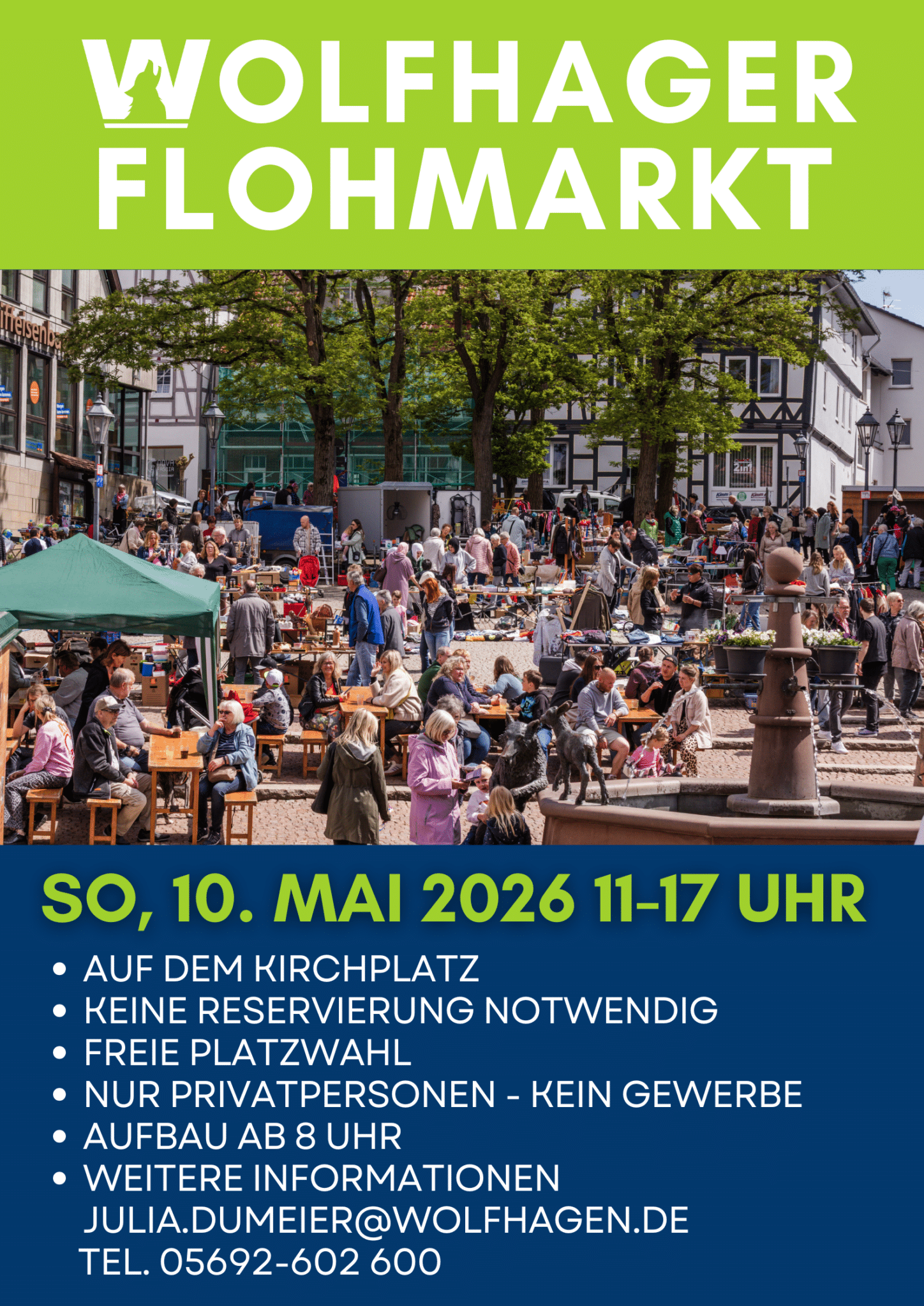 Plakat Flohmarkt