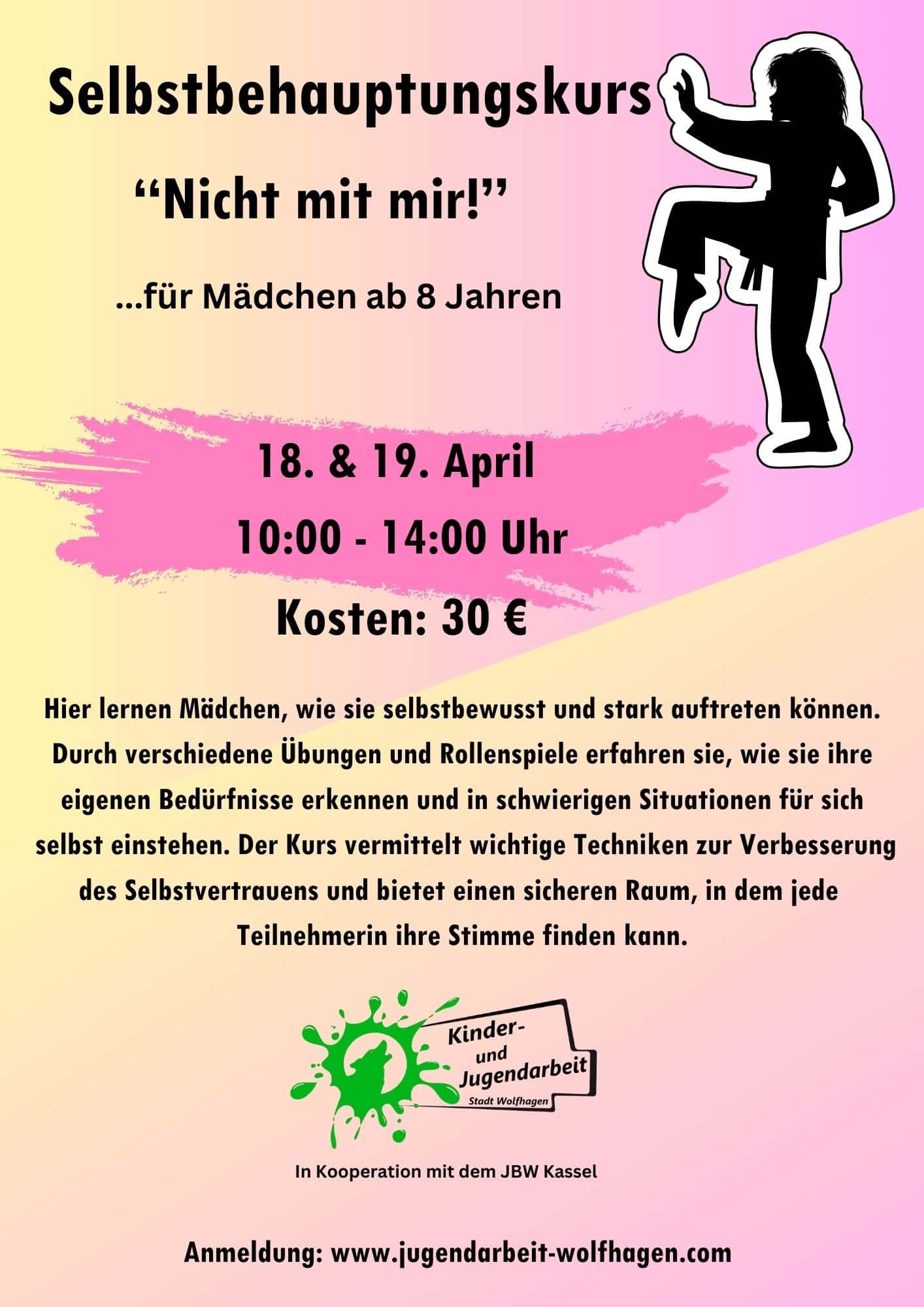 “Nicht mit mir!”