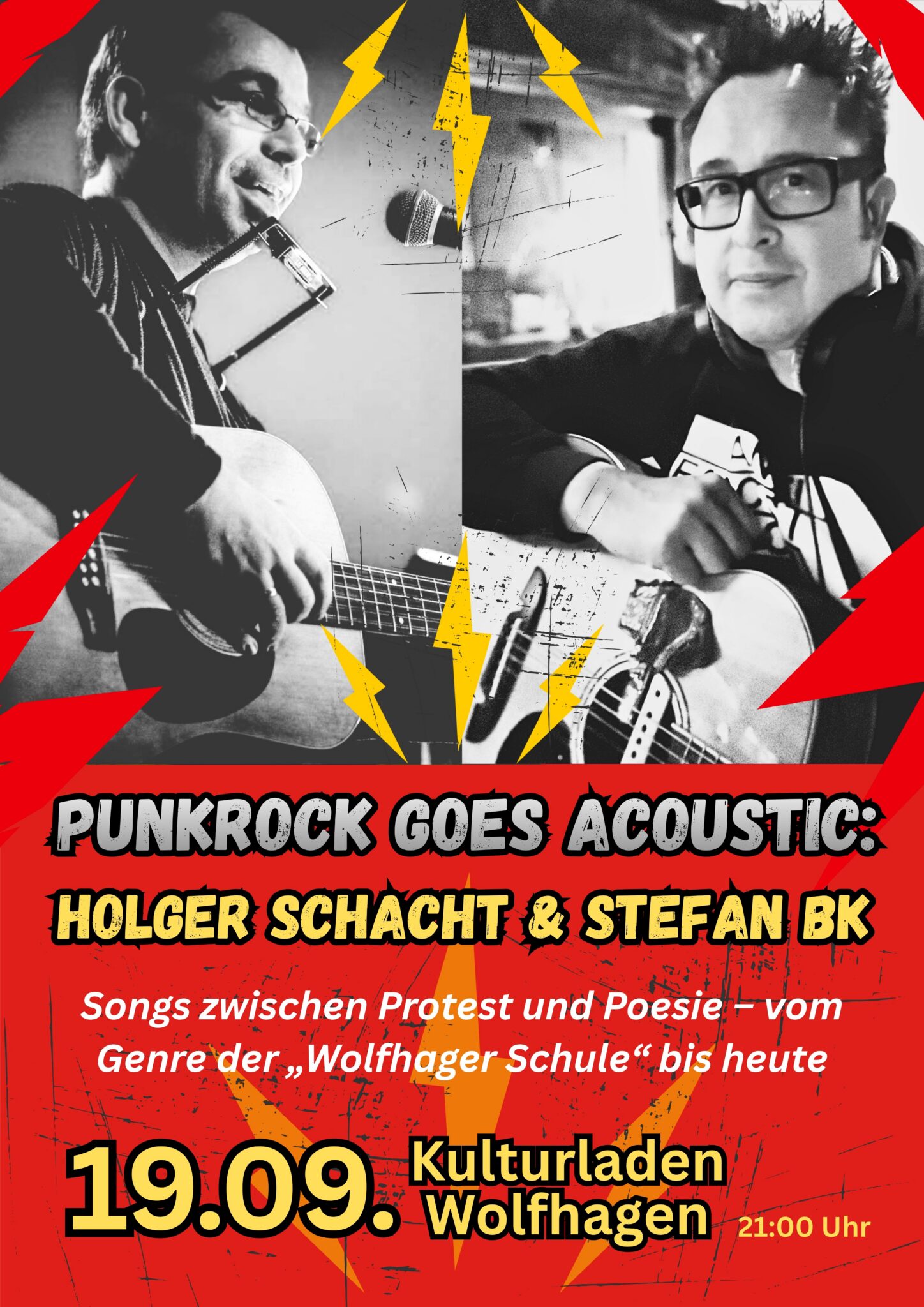 Plakat Punkrockkonzert